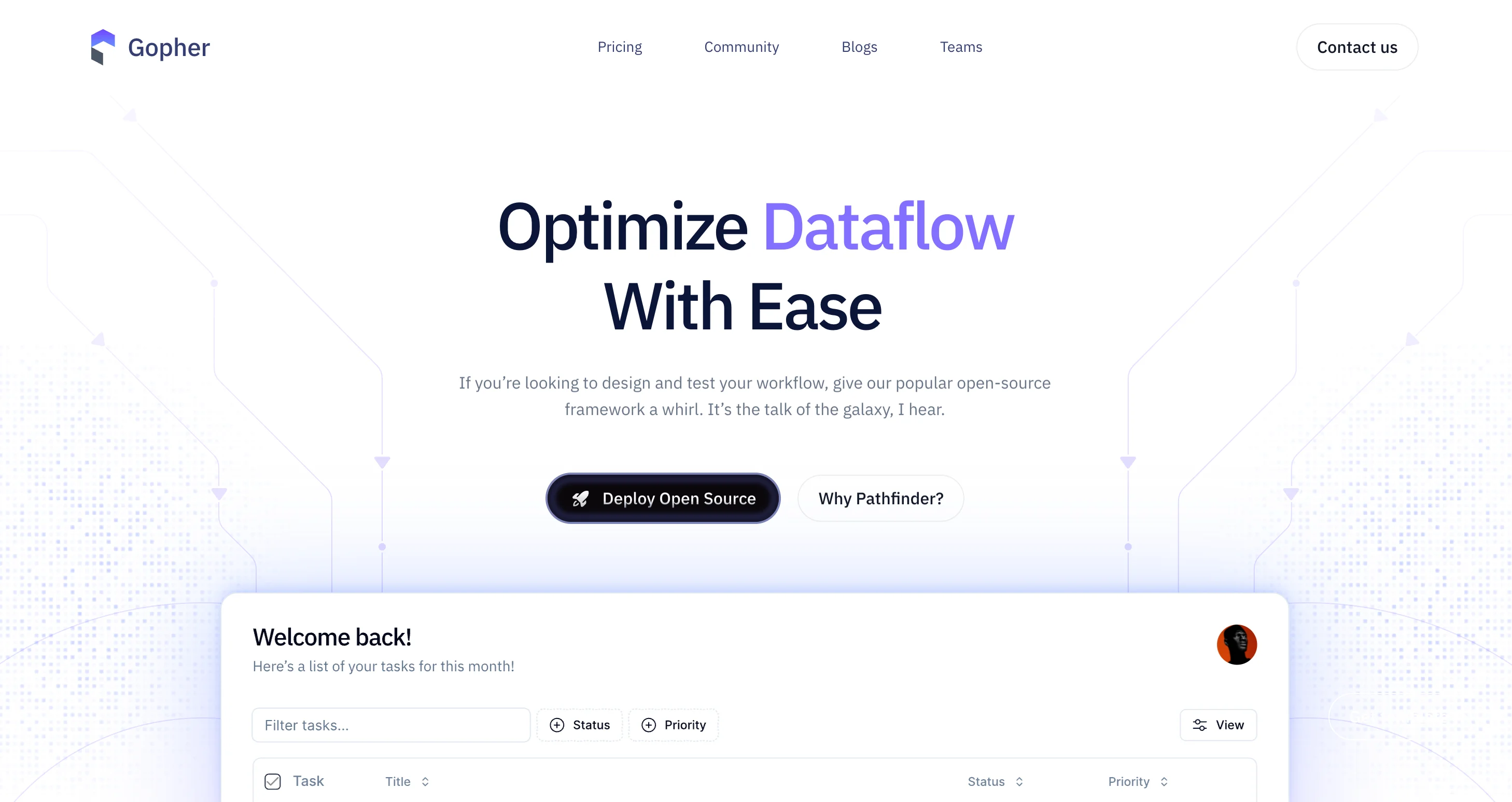 Gopher – Website – Cover